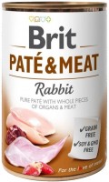 Karm dla psów Brit Pate&Meat Rabbit 1 szt. 0.4 kg
