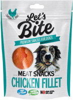 Корм для собак Brit Let's Bite Meat Snacks Chicken Fillet 80 g 1 шт