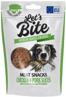 Karm dla psów Brit Lets Bite Meat Snacks Chicken Slices 1 szt.