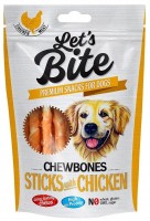 Zdjęcia - Karm dla psów Brit Let's Bite Chewbones Sticks with Chicken 1 szt.