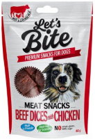 Фото - Корм для собак Brit Lets Bite Meat Snacks Beef Dices with Chicken 1 шт