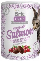 Zdjęcia - Karma dla kotów Brit Care Superfruits Salmon 100 g 
