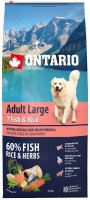 Корм для собак Ontario Adult Large Fish/Rice 