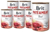 Корм для собак Brit Pate&Meat Beef 6 шт 0.8 кг