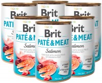 Корм для собак Brit Pate&Meat Salmon 6 шт 0.8 кг