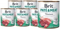 Zdjęcia - Karm dla psów Brit Pate&Meat Venison 6 szt. 0.8 kg