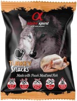 Zdjęcia - Karm dla psów Alpha Spirit Turkey Snacks 50 g 