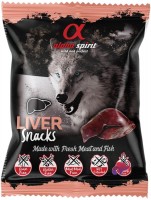 Karm dla psów Alpha Spirit Liver Snack 50 g 