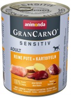 Корм для собак Animonda GranCarno Sensitive Adult Turkey/Potato 0.8 кг
