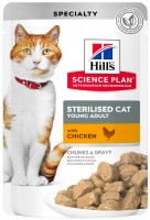 Корм для кішок Hills SP Sterilised Young Adult Chicken 24 pcs 