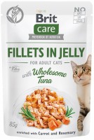 Фото - Корм для кішок Brit Care Fillets in Jelly with Wholesome Tuna 85 g 