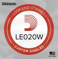 Фото - Струни DAddario Nickel Wound Loop End Single Strings 020 