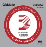 Фото - Струни DAddario Nickel Wound Loop End Single Strings 022 