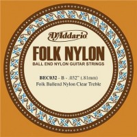 Фото - Струни DAddario Folk Nylon Ball End Single 032 