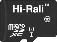 Zdjęcia - Karta pamięci Hi-Rali microSD class 10 UHS-I U3 + SD adapter 256 GB