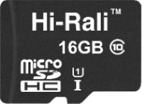 Zdjęcia - Karta pamięci Hi-Rali microSDHC class 10 UHS-I U1 + SD adapter 8 GB