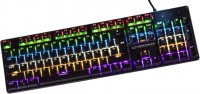 Клавіатура Esperanza Multimedia Led Illuminated Rainbow Mechanical Gaming USB Keyboard Vortex 