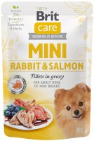 Zdjęcia - Karm dla psów Brit Care Mini Rabbit/Salmon in Gravy 85 g 1 szt.