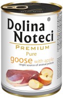 Karm dla psów Dolina Noteci Premium Pure Goose with Apple 0.4 kg