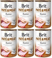 Karm dla psów Brit Pate&Meat Rabbit 6 szt. 0.4 kg