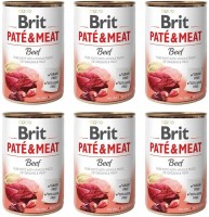 Фото - Корм для собак Brit Pate&Meat Beef 6 шт 0.4 кг