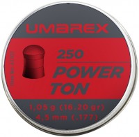 Кулі й патрони Umarex Power Ton 4.5 mm 1.05 g 250 pcs 