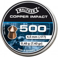 Фото - Кулі й патрони Umarex Walther Copper Impact 4.5 mm 0.48 g 500 pcs 