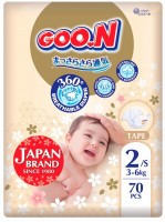 Фото - Підгузки Goo.N Premium Soft Diapers S / 70 pcs 