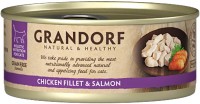 Karma dla kotów Grandorf Adult Canned with Chicken Breast/Salmon  6 pcs