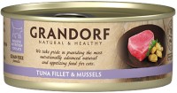 Karma dla kotów Grandorf Adult Canned with Tuna Fillet/Mussels  6 pcs