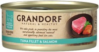 Karma dla kotów Grandorf Adult Canned with Tuna Fillet/Salmon  6 pcs