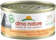 Фото - Корм для кішок Almo Nature HFC Natural Tuna/Shrimps  70 g 6 pcs