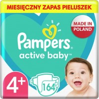 Фото - Підгузки Pampers Active Baby 4 Plus / 164 pcs 