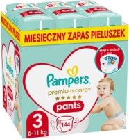 Zdjęcia - Pielucha Pampers Premium Care Pants 3 / 144 pcs 