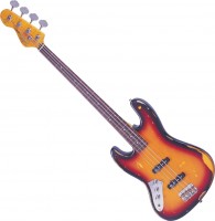 Gitara Vintage V74 Icon Left-Handed Fretless Bass 