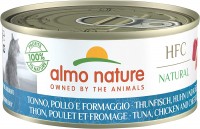 Фото - Корм для кішок Almo Nature HFC Natural Tuna/Chicken/Cheese 70 g  6 pcs