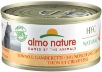 Zdjęcia - Karma dla kotów Almo Nature HFC Natural Tuna/Shrimps  70 g 12 pcs