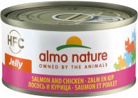 Zdjęcia - Karma dla kotów Almo Nature HFC Jelly Salmon/Chicken  48 pcs