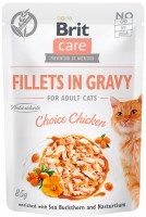 Корм для кішок Brit Care Fillets in Gravy with Choice Chicken 0.05 kg 