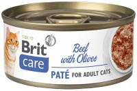 Zdjęcia - Karma dla kotów Brit Care Pate Adult Beef with Olived 