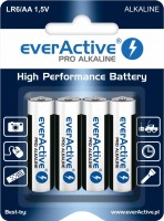 Акумулятор / батарейка everActive Pro Alkaline  4xAA