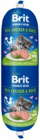 Фото - Корм для кішок Brit Premium Meat Sausage Chicken/Duck 0.18 kg 