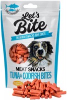 Фото - Корм для собак Brit Lets Bite Meat Snacks Tuna with Codfish Bites 80 g 