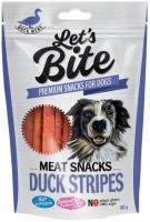 Фото - Корм для собак Brit Lets Bite Meat Snacks Duck Stripes 80 g 
