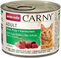 Karma dla kotów Animonda Adult Carny Beef/Turkey/Rabbit  200 g