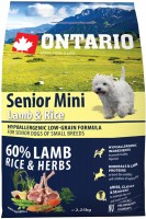 Karm dla psów Ontario Senior Mini Lamb/Rice 