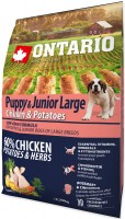 Фото - Корм для собак Ontario Puppy Large Chicken/Potatoes 2.25 kg 