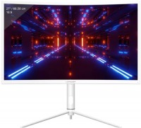 Zdjęcia - Monitor LC-Power LC-M27-QHD-165-C-K 27 "  biały