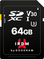 Zdjęcia - Karta pamięci GOODRAM SDXC IRDM S3A0 V30 UHS I U3 64 GB