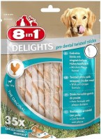 Karm dla psów 8in1 Delights Pro Dental Twisted Sticks 35 szt.